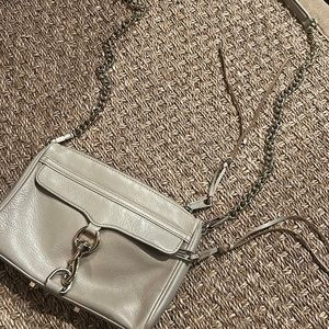 Rebecca Minkoff Crossbody Bag Beige Chain Strap